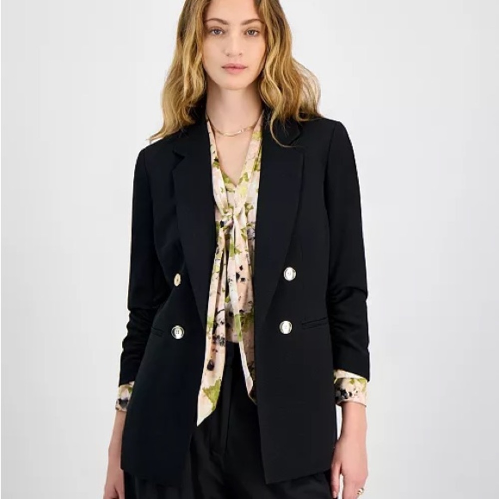 Bar III Classic Black Women's Blazer